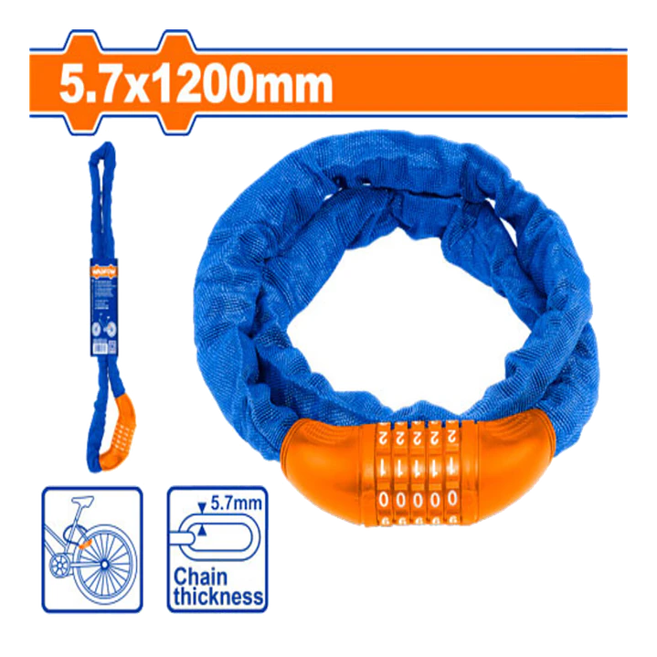 CADENA CANDADO 5D 1,2MT WADFOW 1