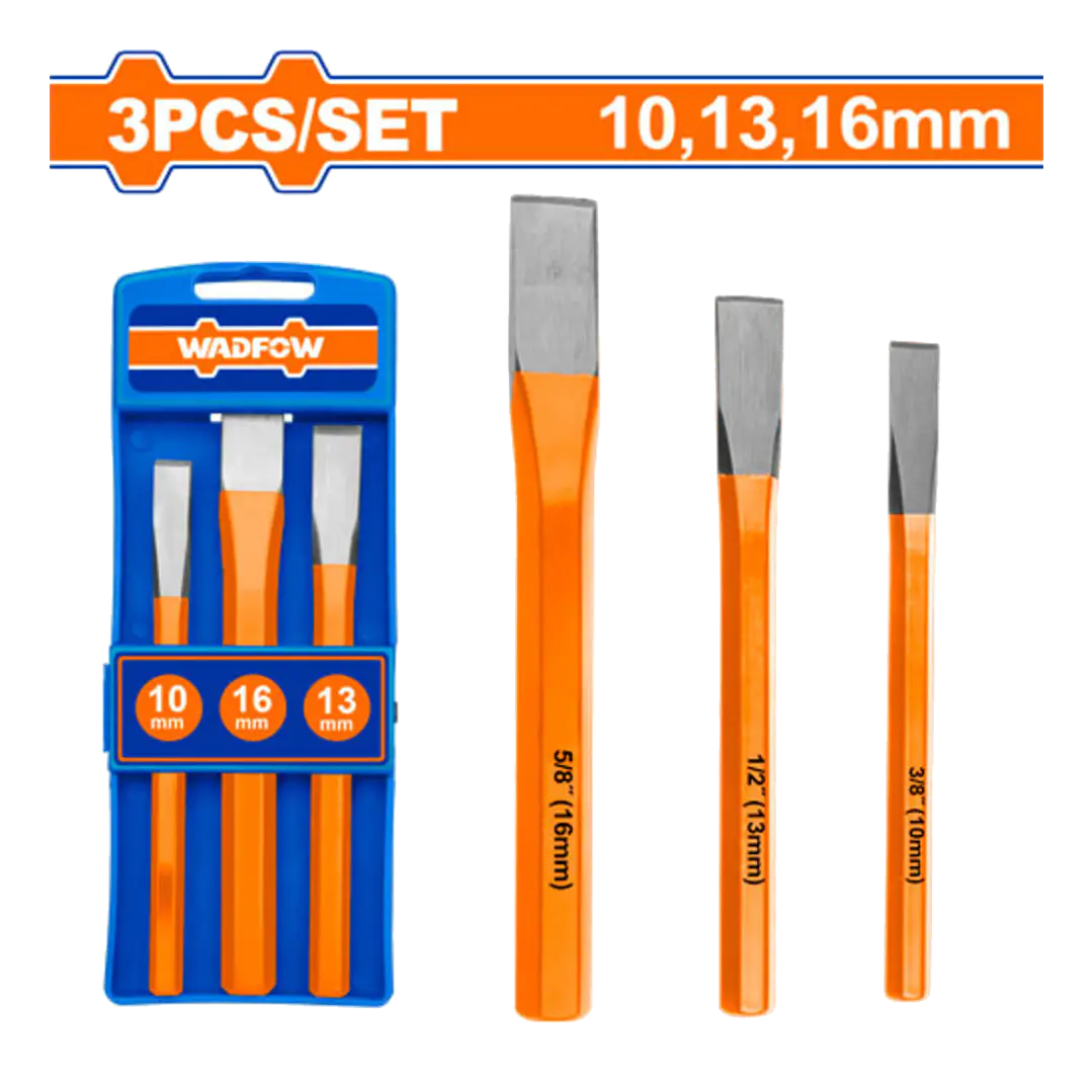 SET 3 CINCEL ACERO PLANO WADFOW 1