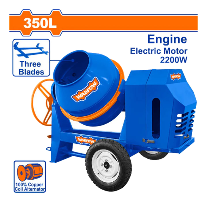 MEZCADORA DE CONCRETO ELECTRICA 2200W 350L WF 1