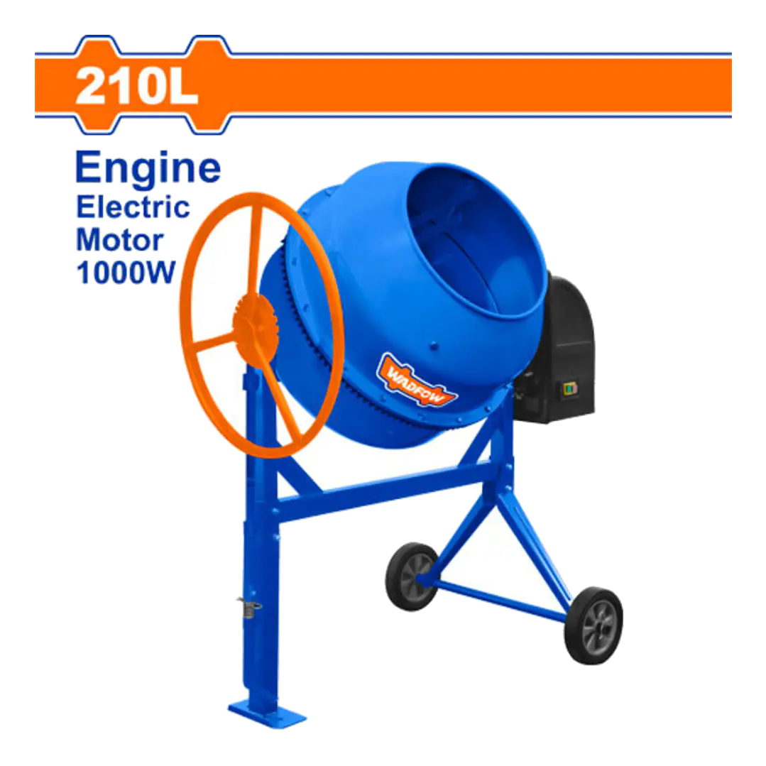 MEZCADORA DE CONCRETO ELECTRICA 1000W 250L WADFLOW 1
