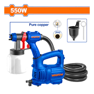 PISTOLA DE PINTAR 550W VASO PLASTICO 800ML WADFOW