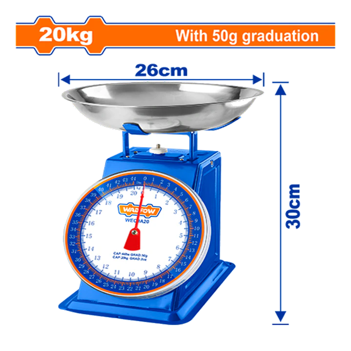 BALANZA 20KG MANUAL WADFOW 1