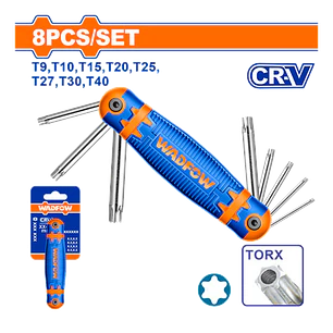 JUEGO 8 LLAVE TORX  WADFOW