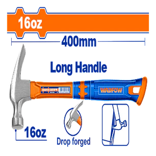 MARTILLO CARPINTERO 16 OZ MANGO FIBRA WADFOW