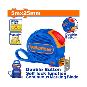 CINTA METRICA 5MT X 25MM WADFOW