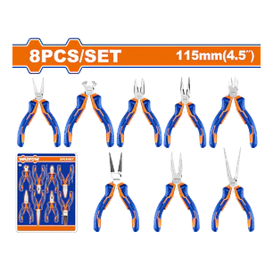 JUEGO DE 8 ALICATE MINI PINZAS WADFOW