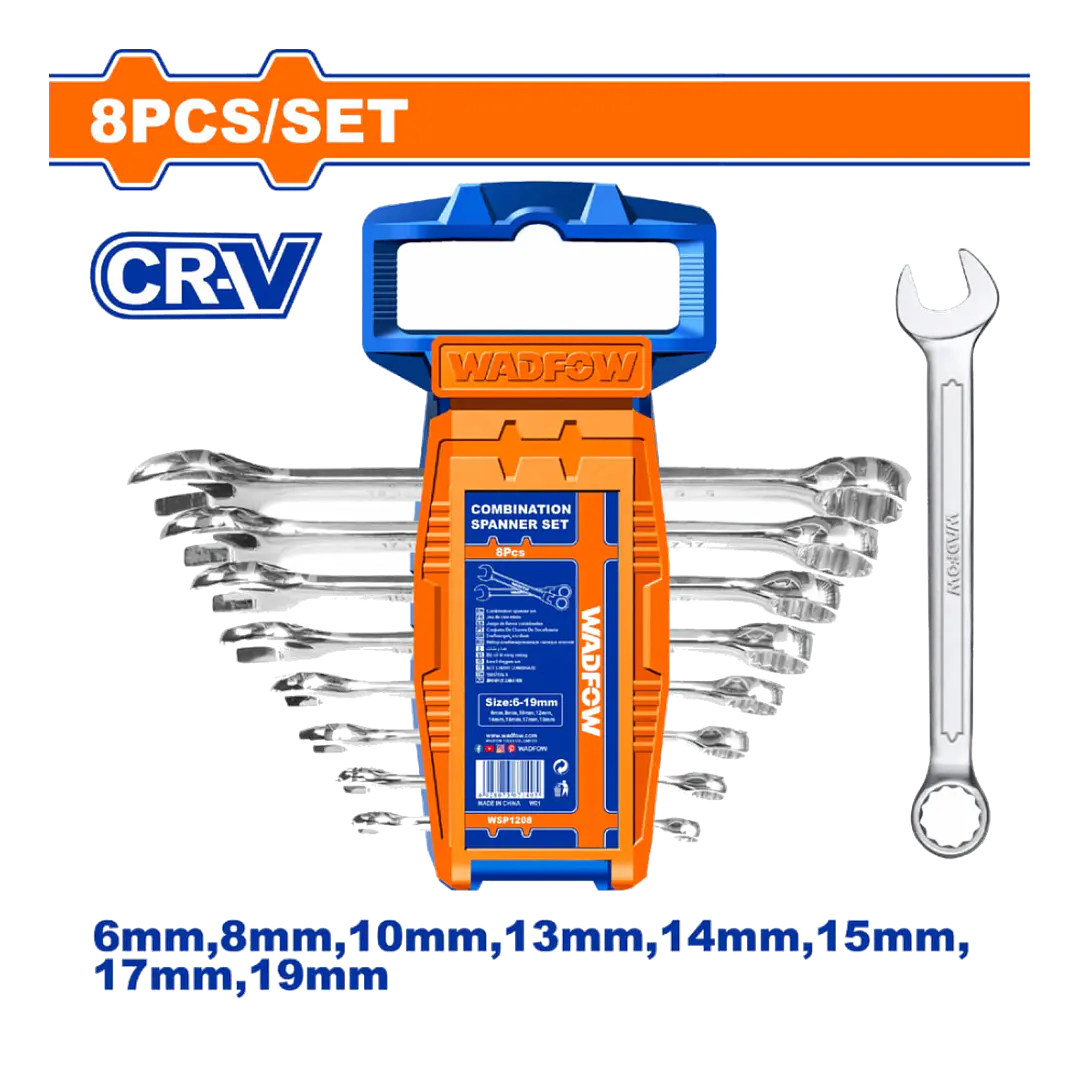 JUEGO 8 LLAVE PUNTA CORONA CR-V WADFOW 1