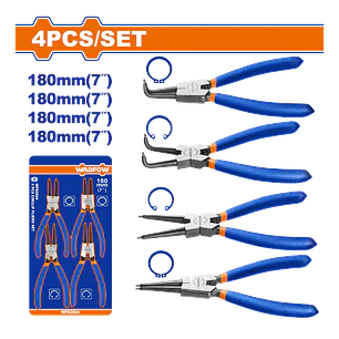 JUEGO DE 4 ALICATES CIRCLIP WADFOW