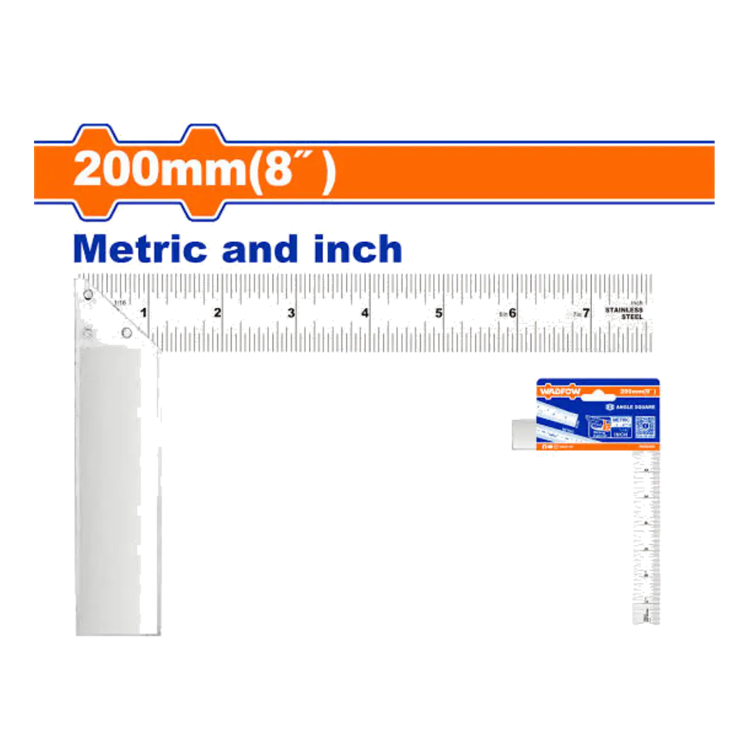 ESCUADRA ALUMININO 200 MM WADFOW 1