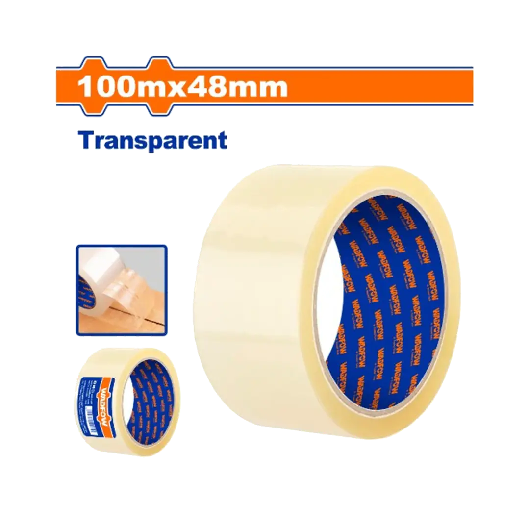 CINTA DE EMBALAJE TRASPARENTE 48MM WADFOW 1