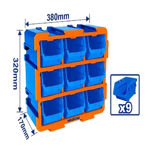 ORGANIZADOR MODULAR TIPO TORRE 380X170X320MM WADFOW