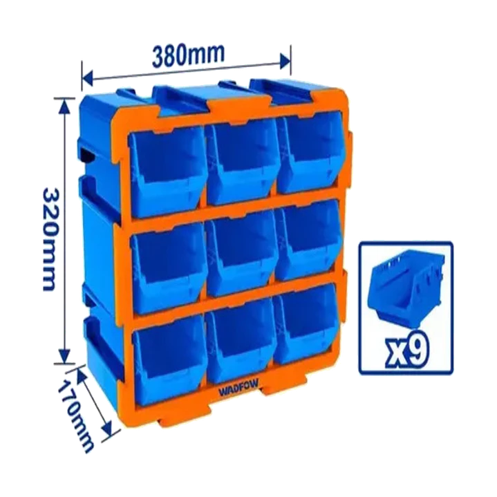 ORGANIZADOR MODULAR TIPO TORRE 380X170X320MM WADFOW 1