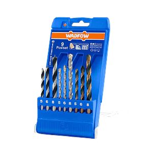 JUEGO DE 9 BROCAS WADFOW