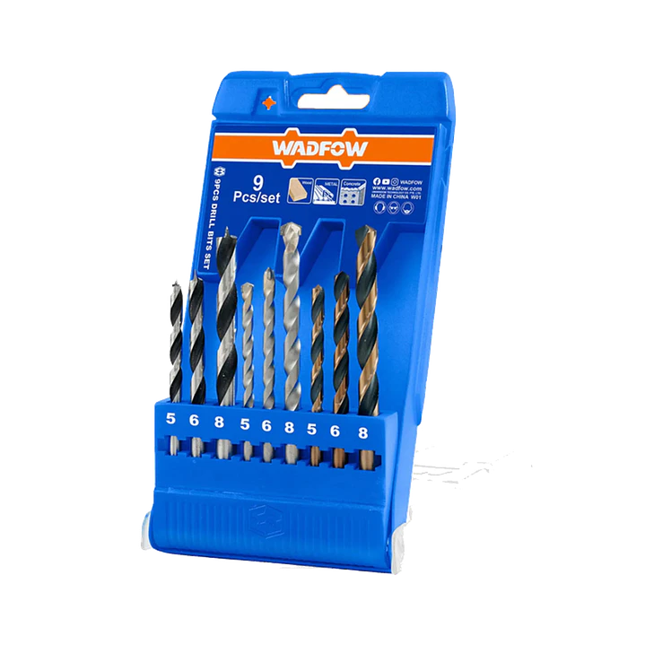 JUEGO DE 9 BROCAS WADFOW 1