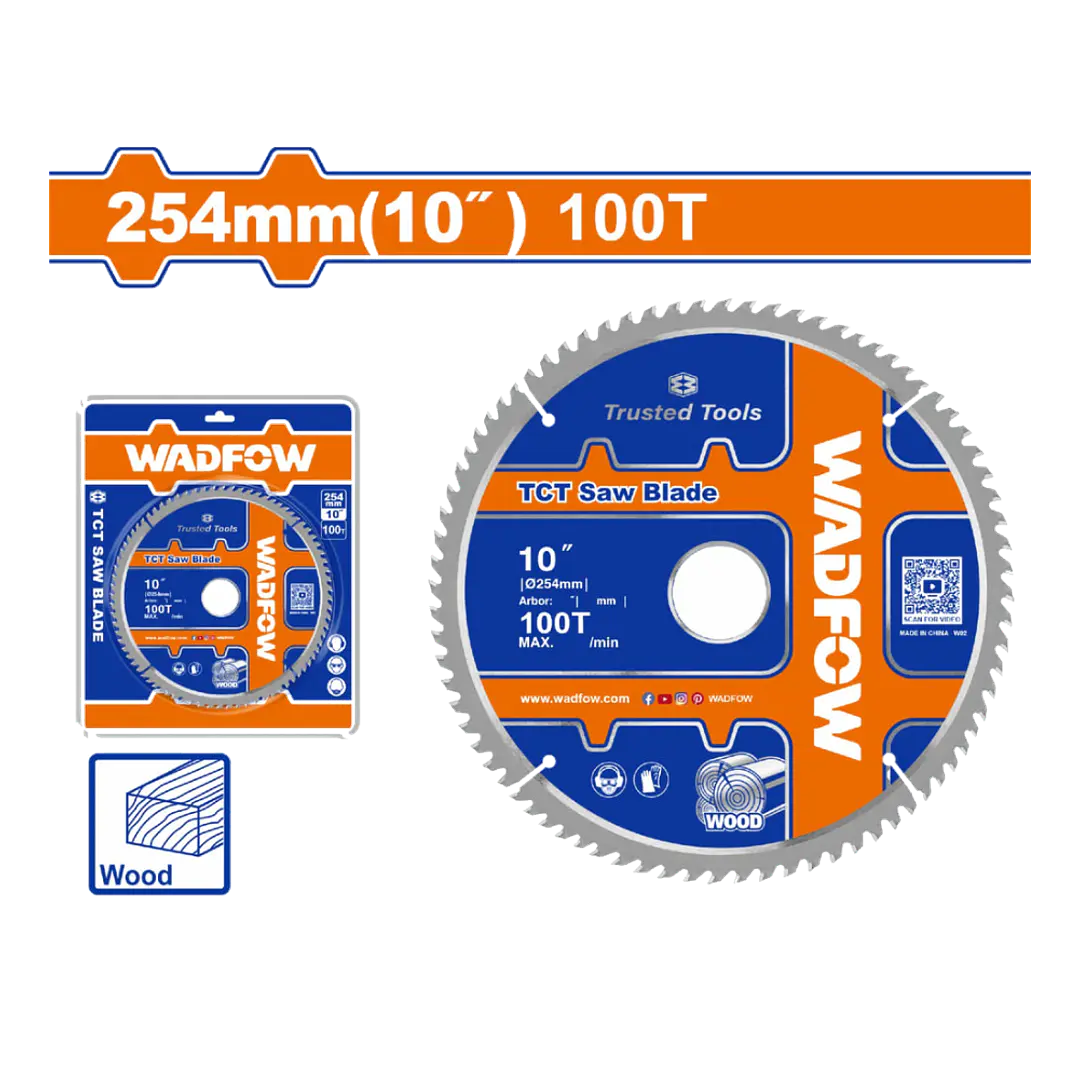 DISCO SIERRA MADERA 10 (254MM) 100T WADFOW 1