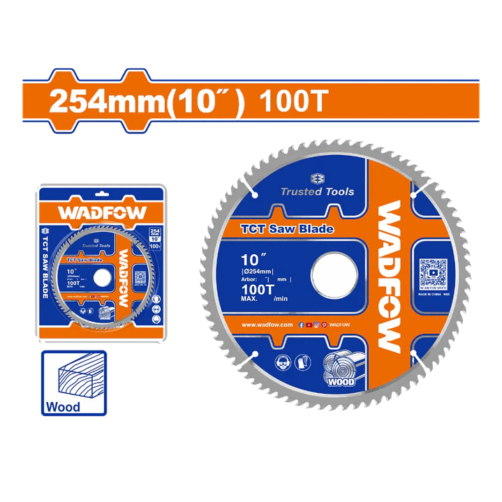 DISCO SIERRA MADERA 10 (254MM) 100T WADFOW 1