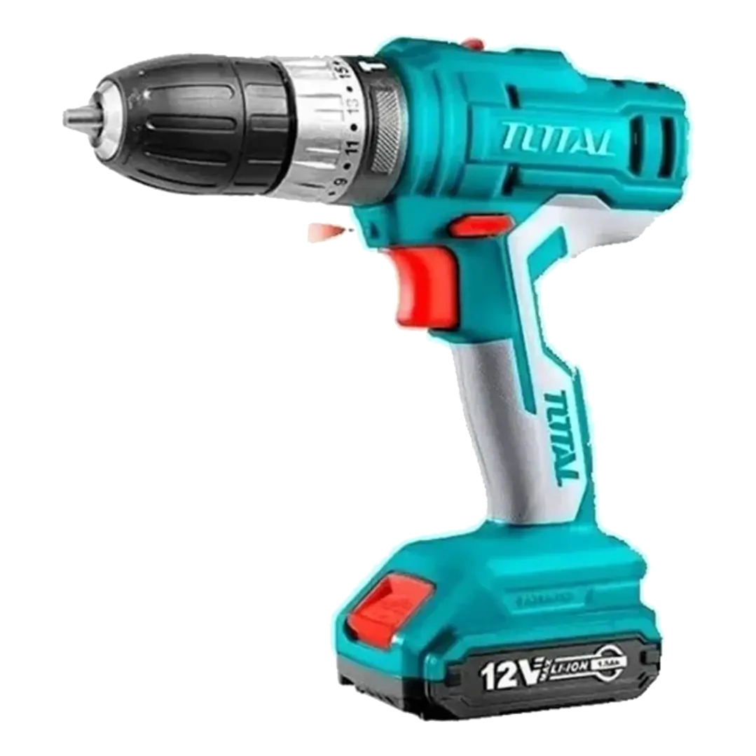 Taladro Atornillador Impacto Inalambrico 10mm 12v 2bat Total TIDLI1222 1