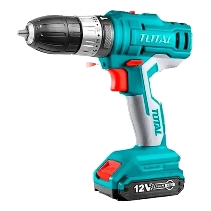 Taladro Atornillador Impacto Inalambrico 10mm 12v 2bat Total TIDLI1222 1
