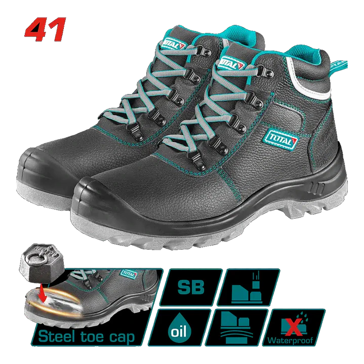ZAPATO DE SEGURIDAD T 41 CON PUNTA ACERO TOTAL 1