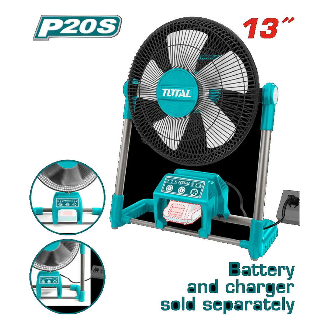 VENTILADOR INALAMBRICO 20V 13