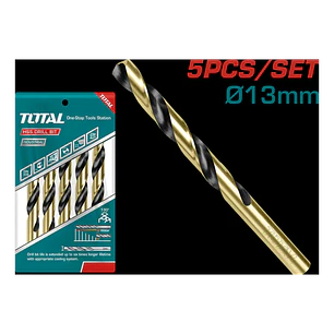 BROCA P/ METAL HSS 13.0MM POR 5PCS TOTAL