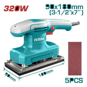 LIJADORA ORBITAL RECT320W 180MMX90MM