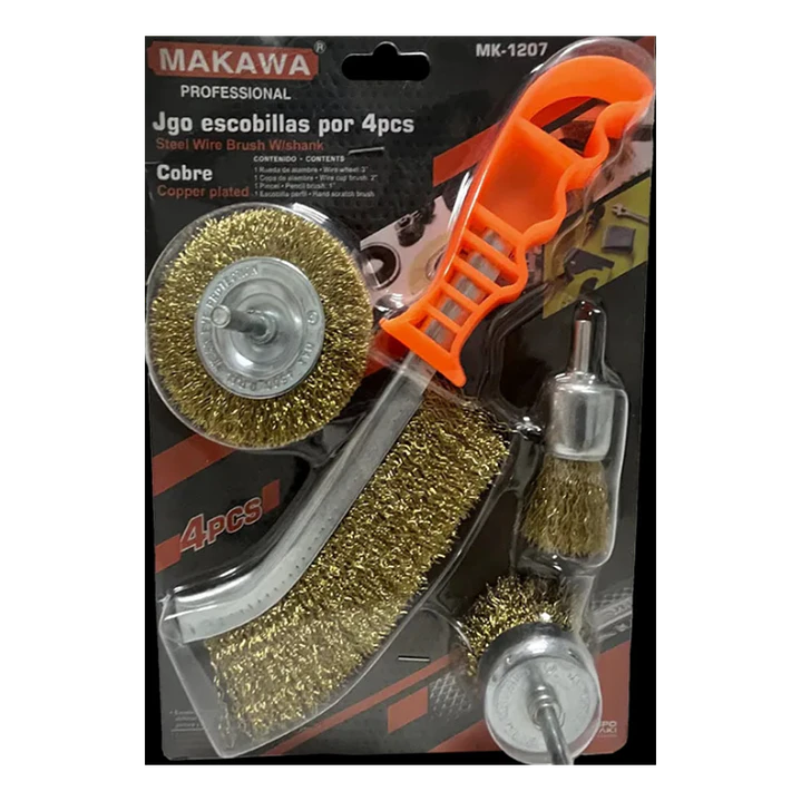 JGO ESCOBILLAS POR 4PCS MAKAWA 1