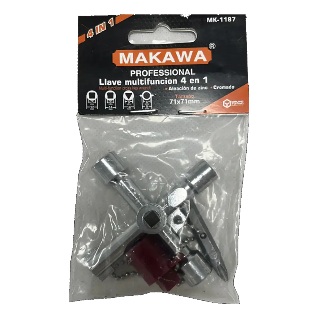 LLAVE 4 EN 1 MULTIFUNCION MAKAWA 1