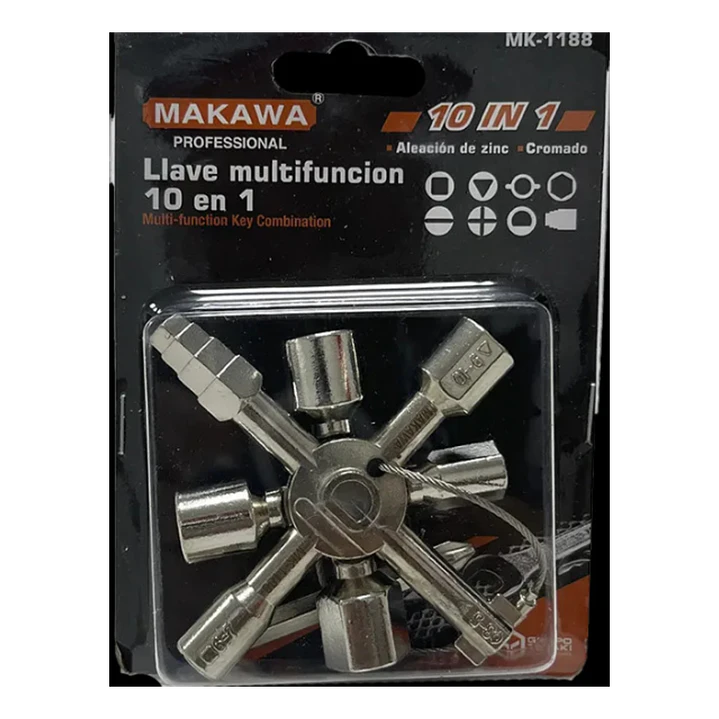 LLAVE 10 EN 1 MULTIFUNCION MAKAWA 1