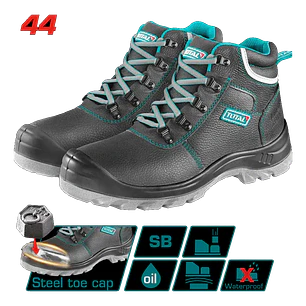 ZAPATO DE SEGURIDAD T 44 CON PUNTA ACERO TOTAL