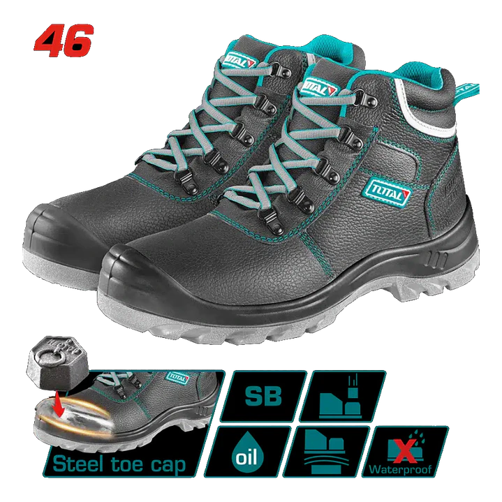ZAPATO DE SEGURIDAD T 46 CON PUNTA ACERO TOTAL 1