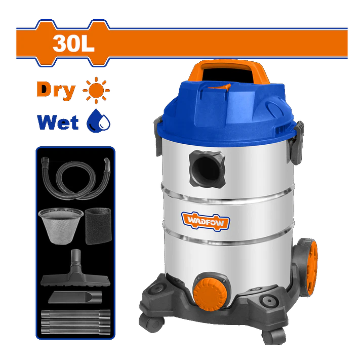 ASPIRADORA 1200W 30L P/H METALICO WADFOW 1