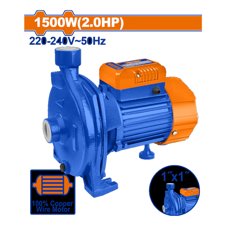 BOMBA DE AGUA CENTRIFUGA 1500W (2HP) WADFOW 1