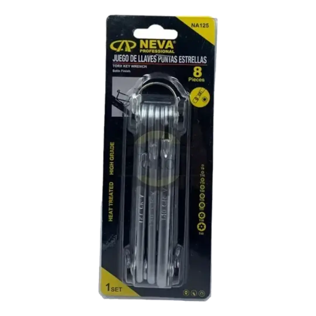 JGO LLAVE PUNTA ESTRELLA 8PCS NEVA T9T40 1