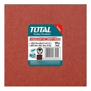 LIJA PARA LIJADORA 145X114MM POR 5PCS TOTAL