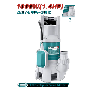 BOMBA SUMERGIBLE 1000W/1.4HP