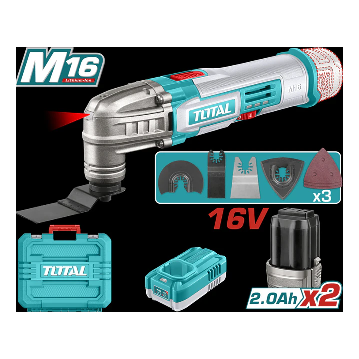 HERRAMIENTA MULTIUSO INALAMBRICO 16V + 2 BATERIA Y CARGADOR 1