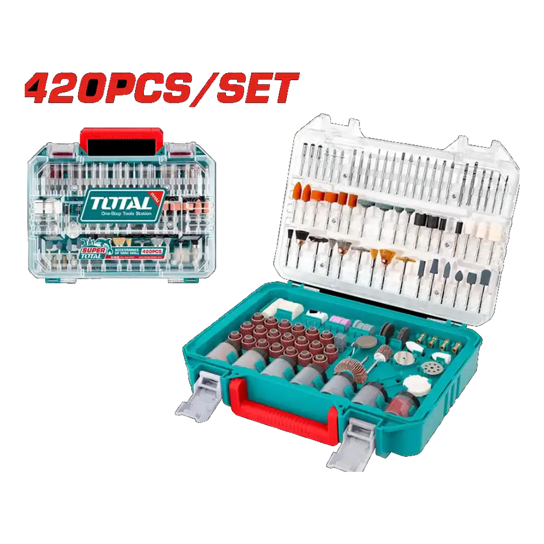 JGO ACCESORIOS P. MINI RECTIFICADORA POR 420PCS TOTAL 1