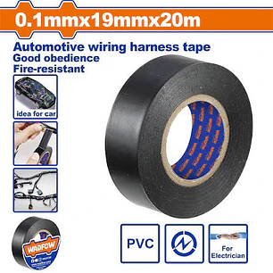 CINTA DE PVC NEGRA 19MM WADFOW