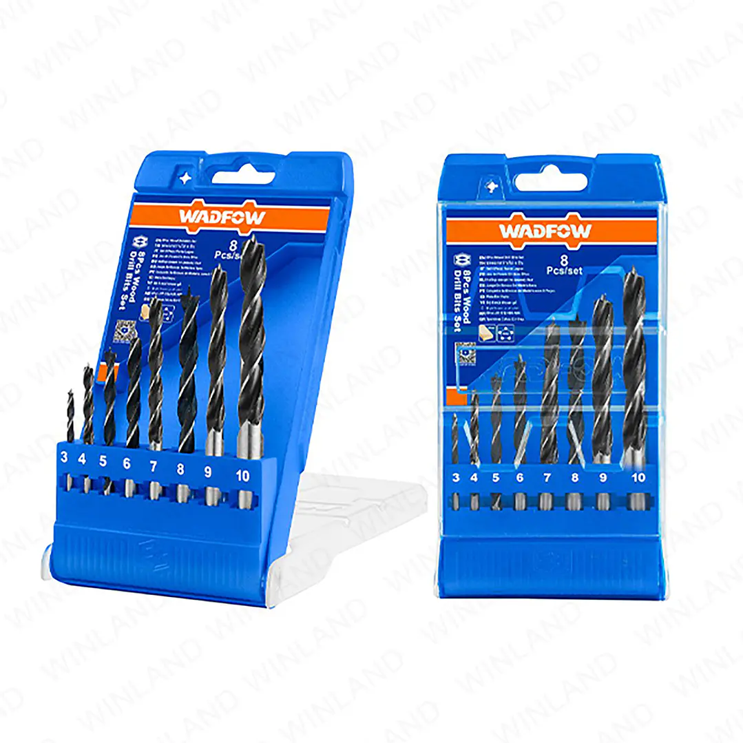 JUEGO DE 8 BROCAS MADERA WADFOW 1