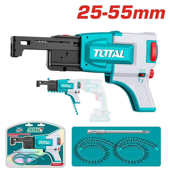 CARGADOR DE TORNILLOS PARA DRYWALL 25-55MM TOTAL 1