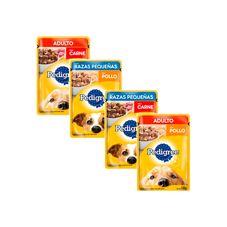 Sobres Pedigree x 12 Carne 1