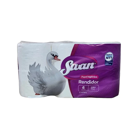 PAPEL HIGIENICO SWAN 20 MTS 8X6