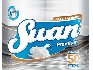 PAPEL HIGIENICO SWAN 50 MTS 8X4