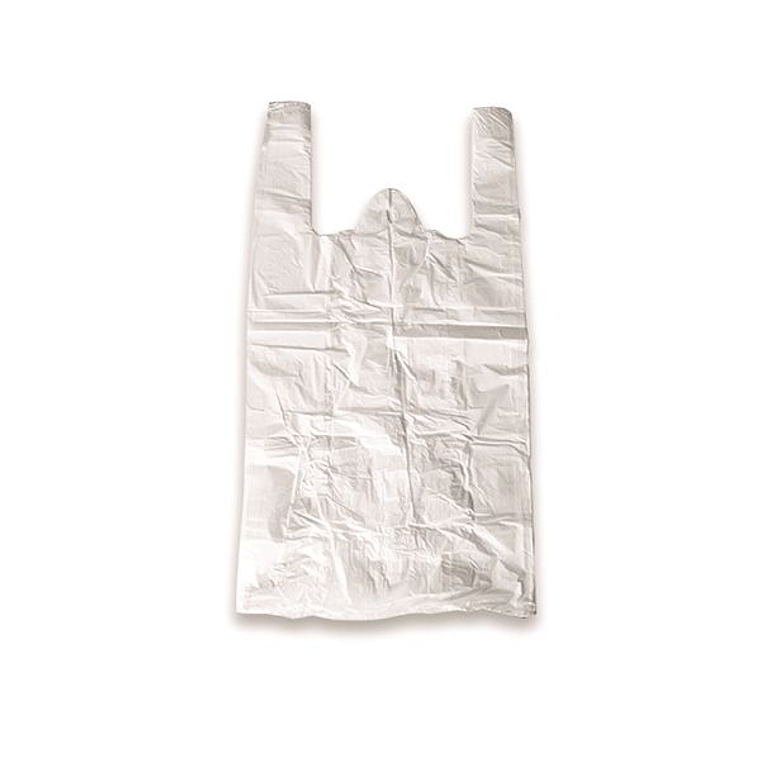 BOLSA CAMISETA 32X40 BLANCA 100UNI 1