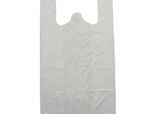 BOLSA CAMISETA 40X50 BLANCA 50UNI