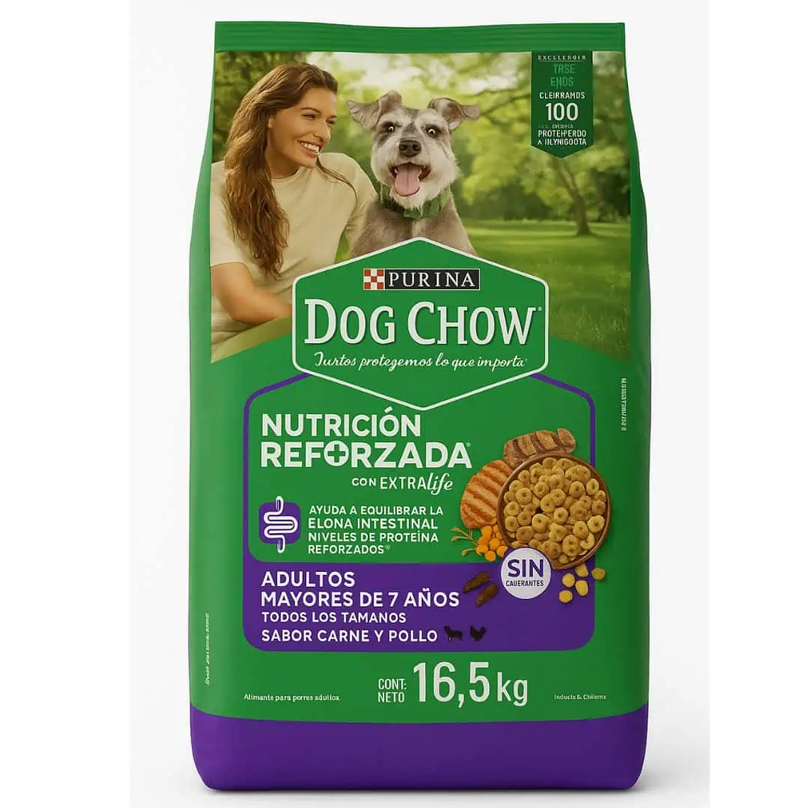 DOG CHOW SENIOR 16,5 KG  1