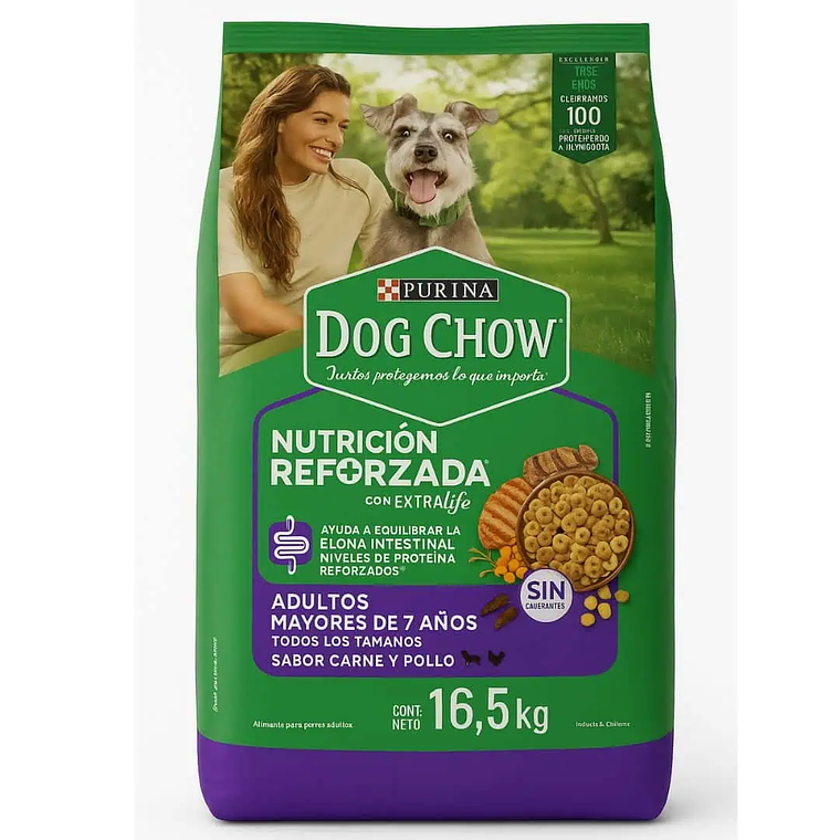 DOG CHOW SENIOR 16,5 KG  1