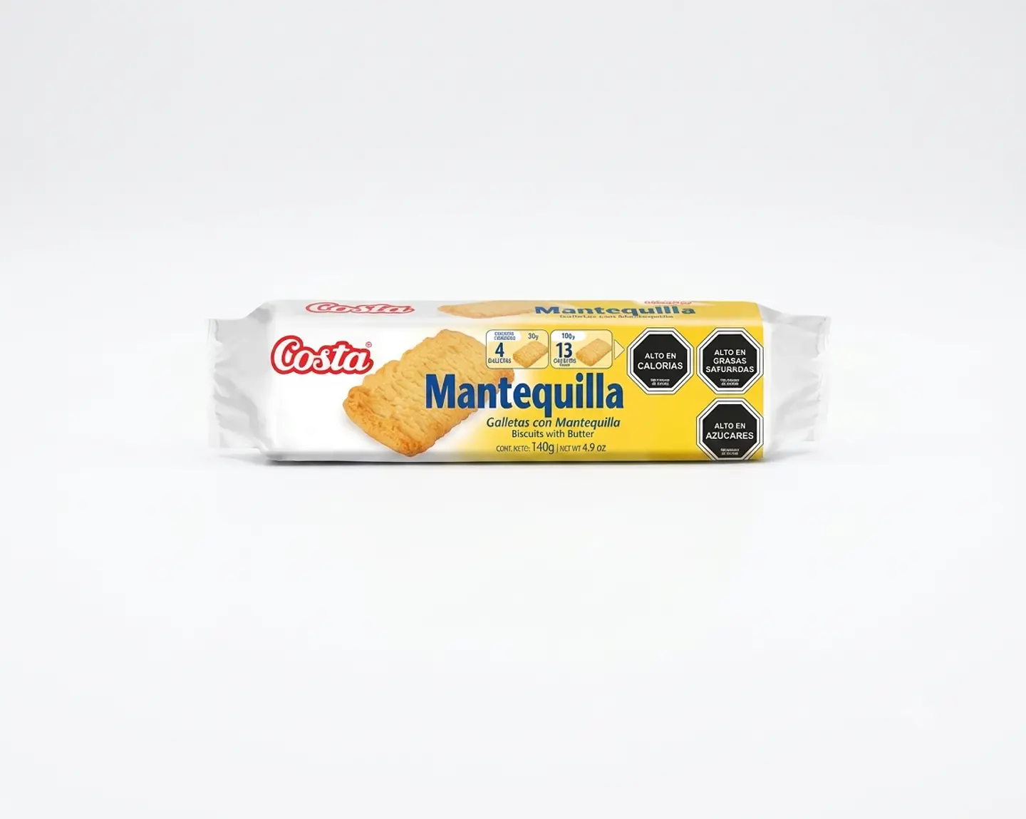GALLETA DE MANTEQUILLA COSTA 140 GR 1