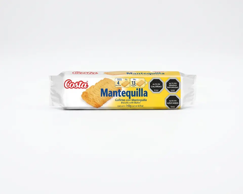 GALLETA DE MANTEQUILLA COSTA 140 GR 1